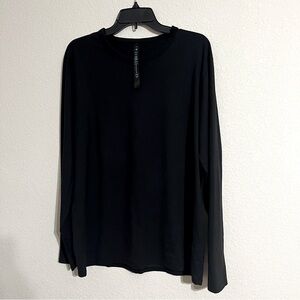 Lululemon Black Fundamental Long Sleeve Shirt XL